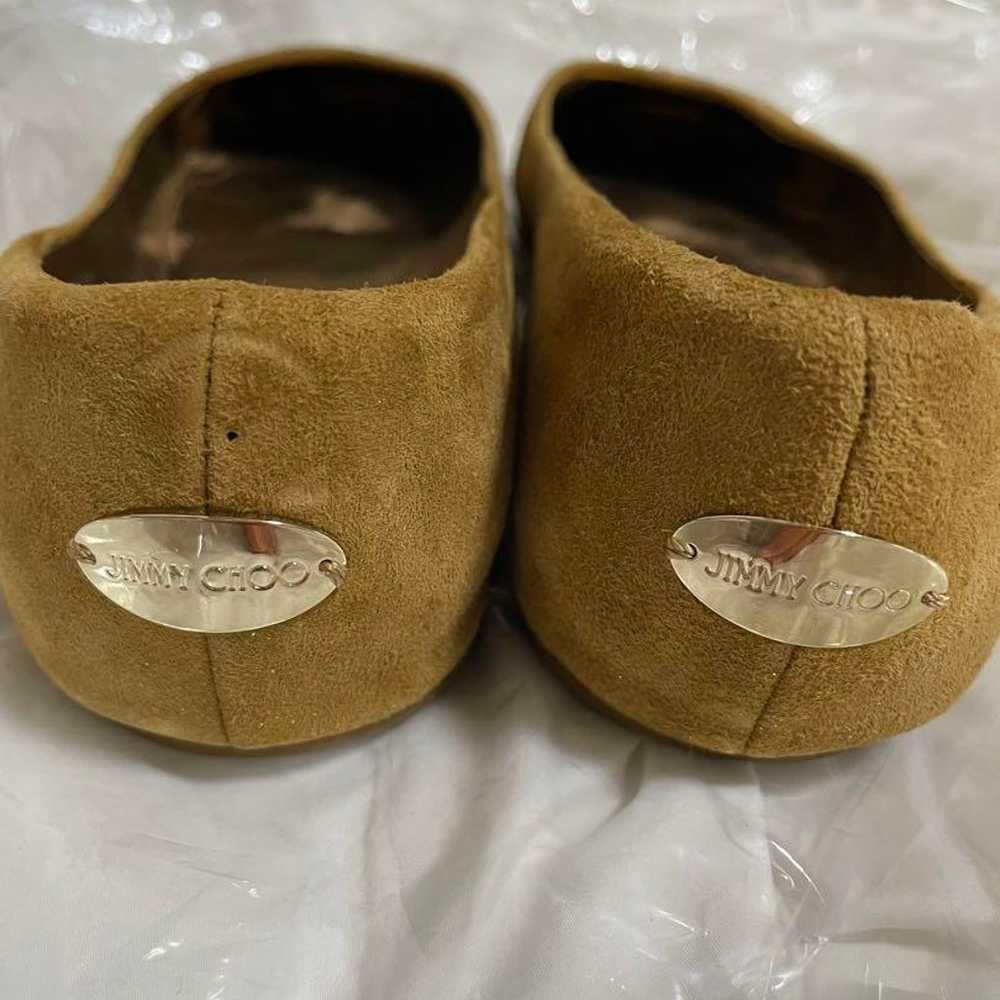 JIMMY CHOO Flat Pumps Camel Excellent Condition - image 8