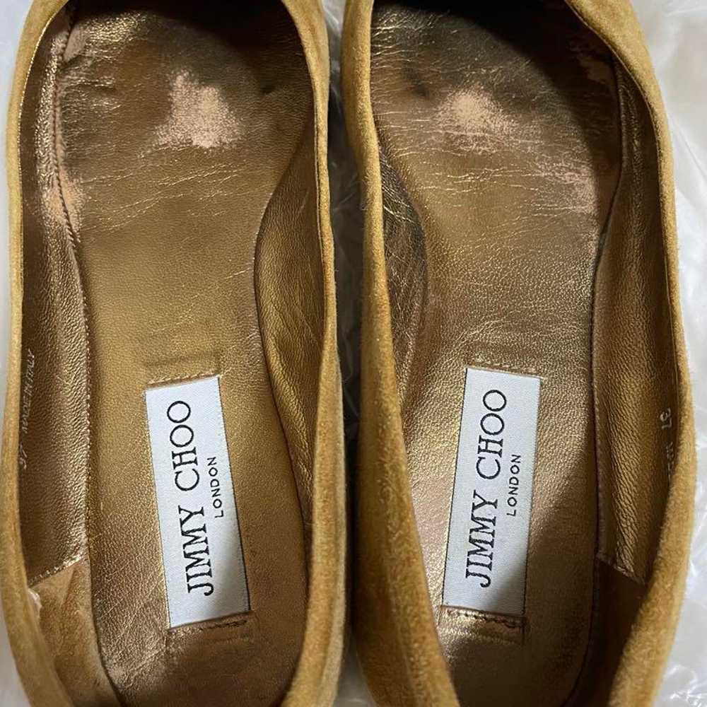 JIMMY CHOO Flat Pumps Camel Excellent Condition - image 9