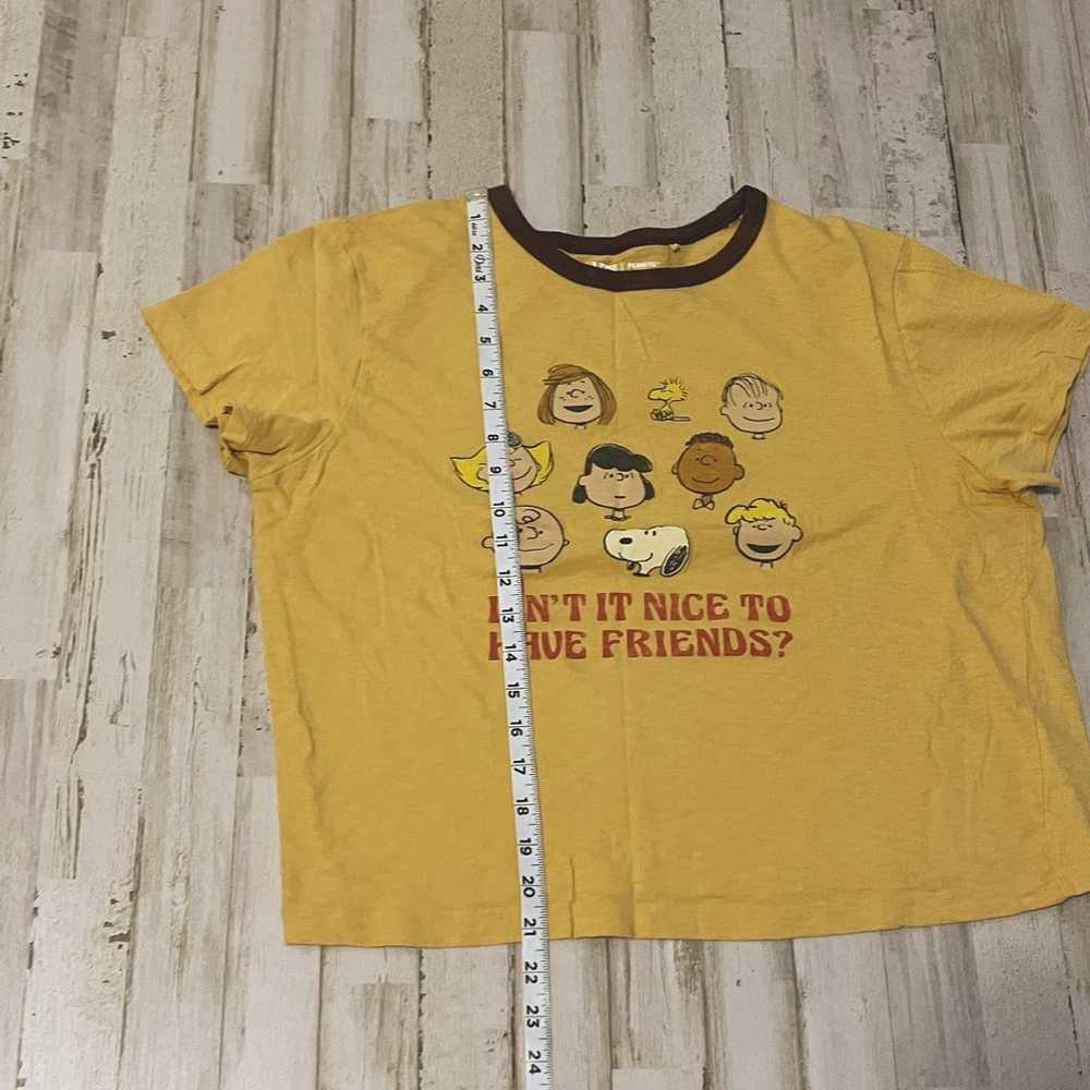 PEANUTS Isn’t It Nice To Have Friends Shirt XL - image 3