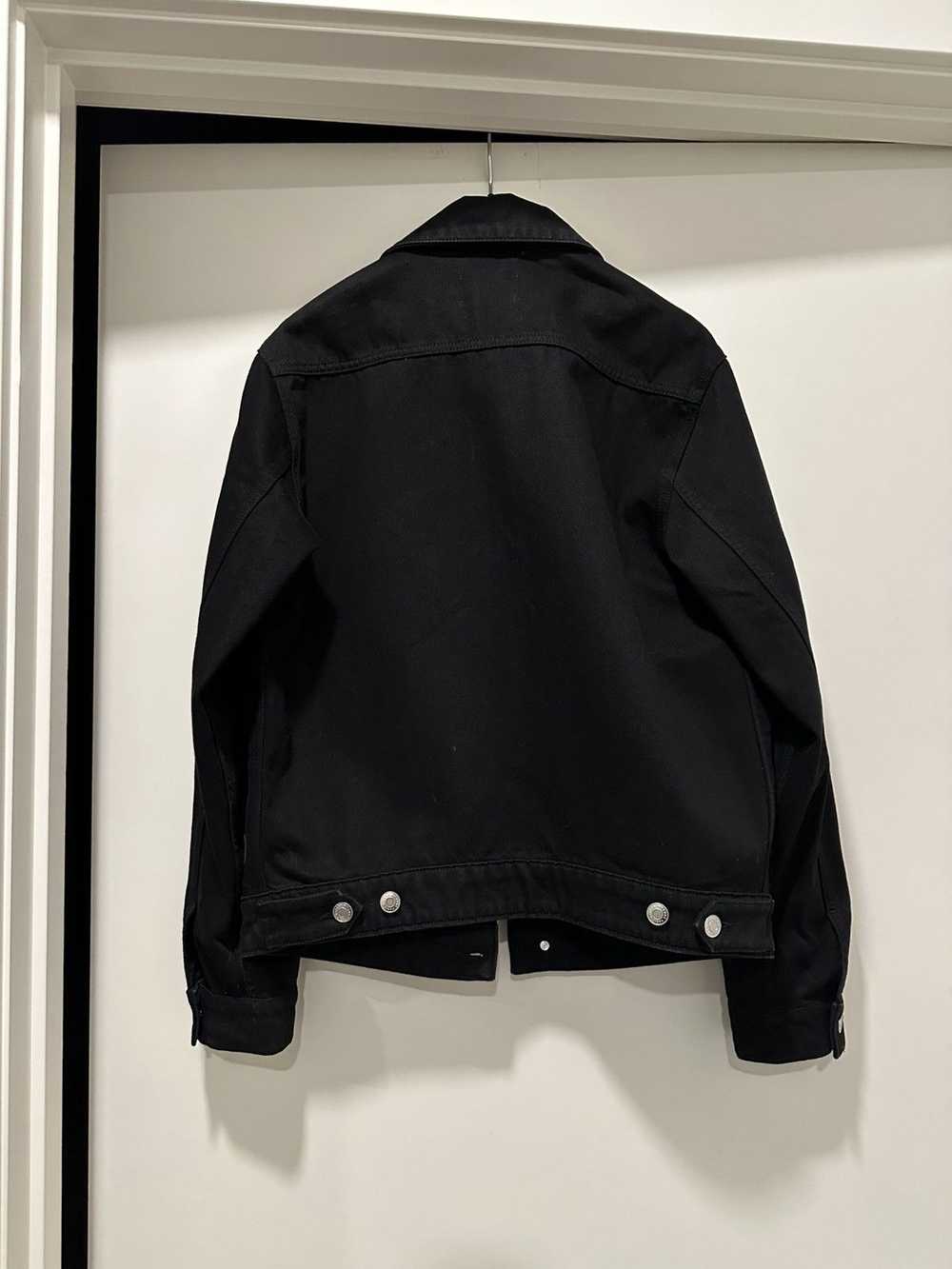 Maison Kitsune Black Café Kitsune Denim Jacket - image 6