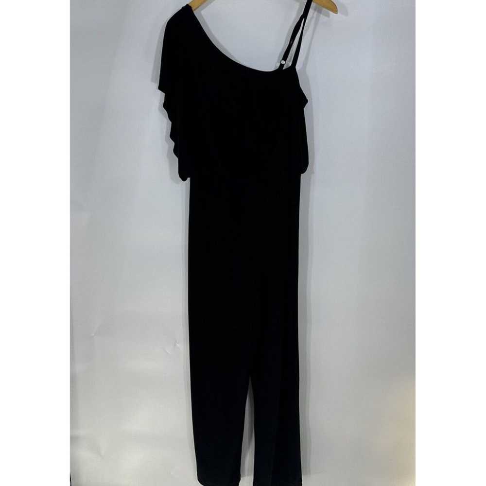 Womens Emma & Michele Solid  Black Jumpsuit M - image 2