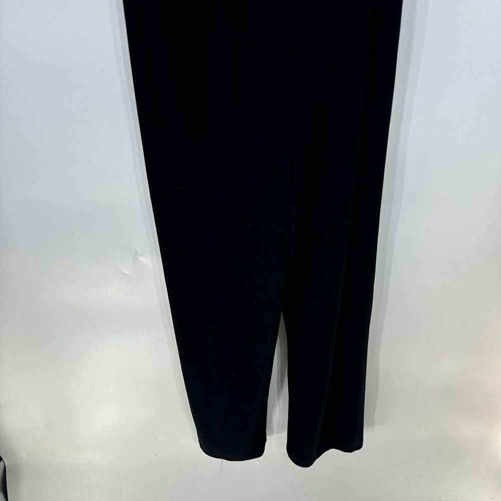 Womens Emma & Michele Solid  Black Jumpsuit M - image 4