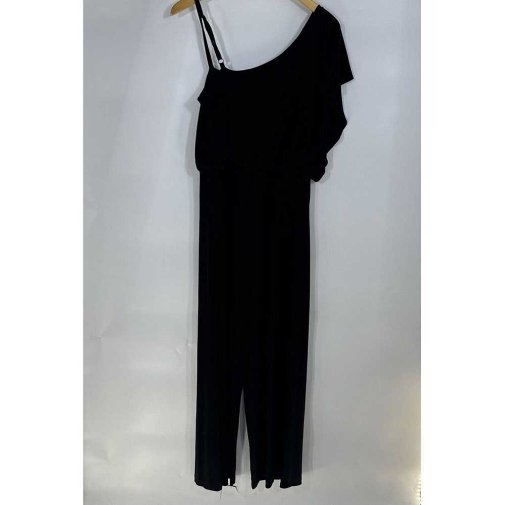 Womens Emma & Michele Solid  Black Jumpsuit M - image 6