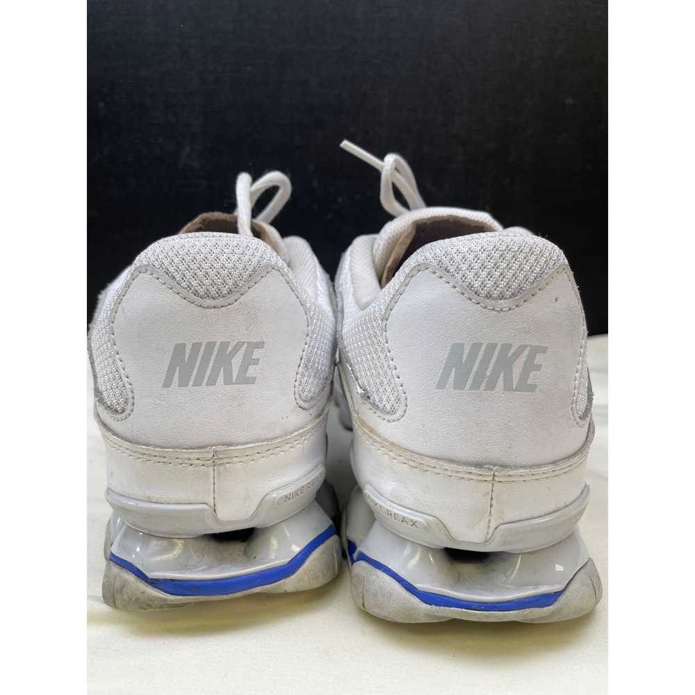 Nike Nike Reax Mens White Blue Sneakers Shoes Siz… - image 5