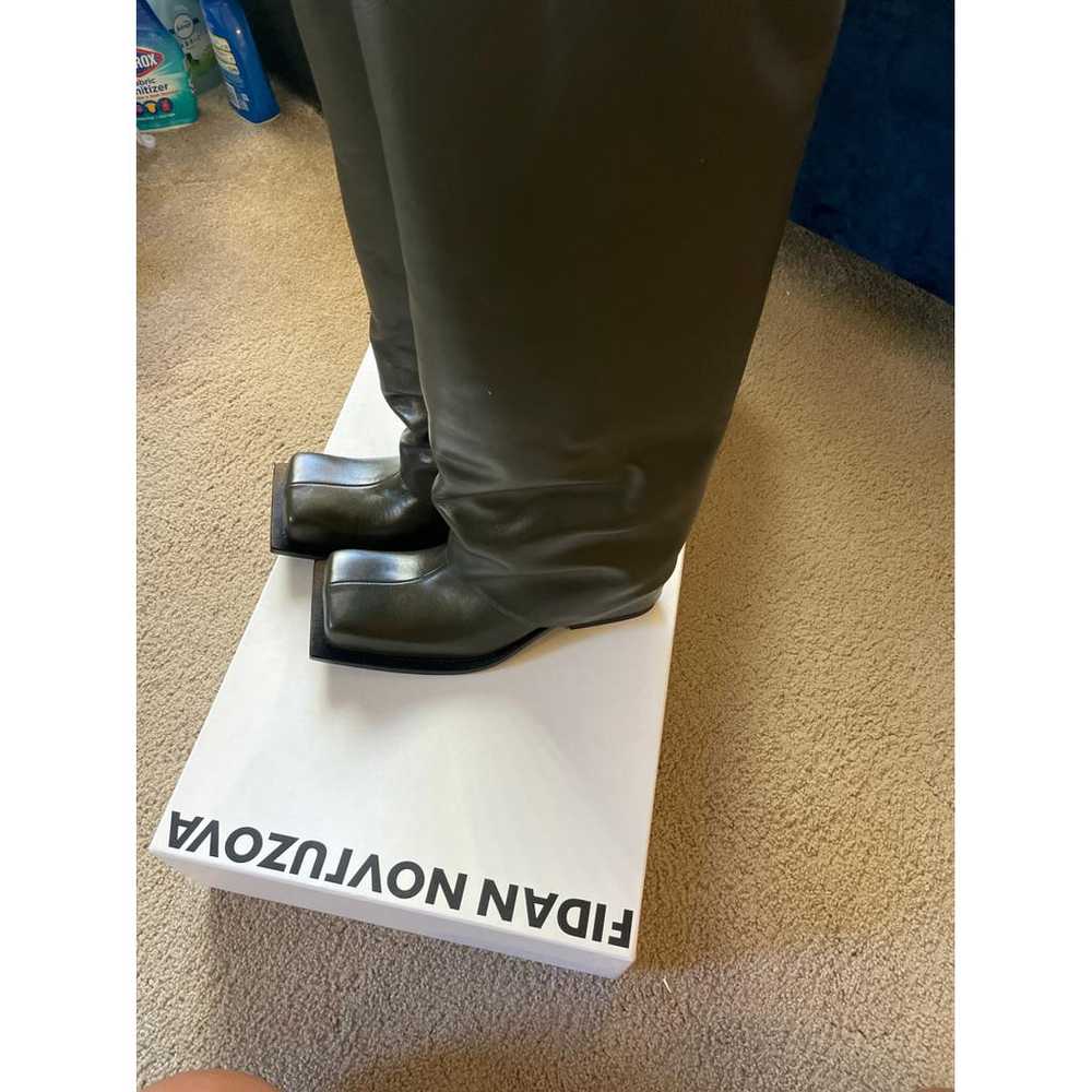 fidan novruzova Leather boots - image 4