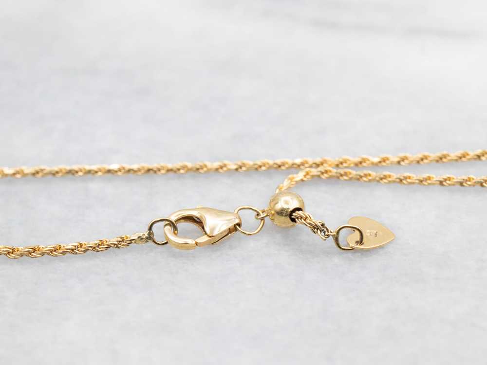 Adjustable Gold Rope Twist Chain - image 3