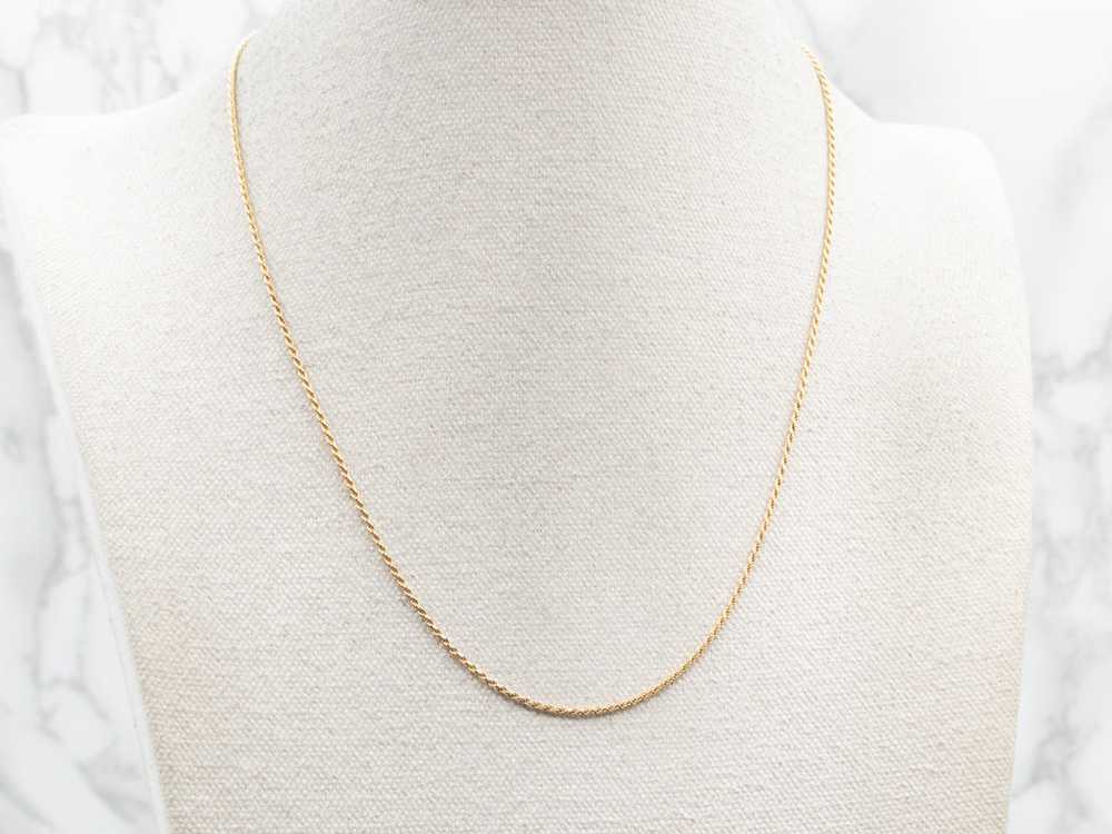 Adjustable Gold Rope Twist Chain - image 4