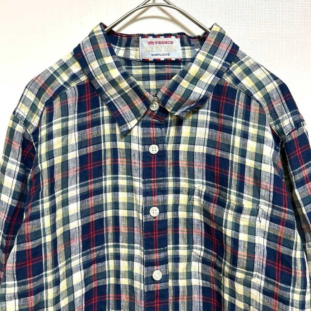 Simplicité / SIMPLICITE Long Sleeve M Shirt Check… - image 3