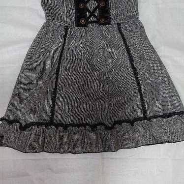 Axes Femme Velvet Knit Ribbon Dress