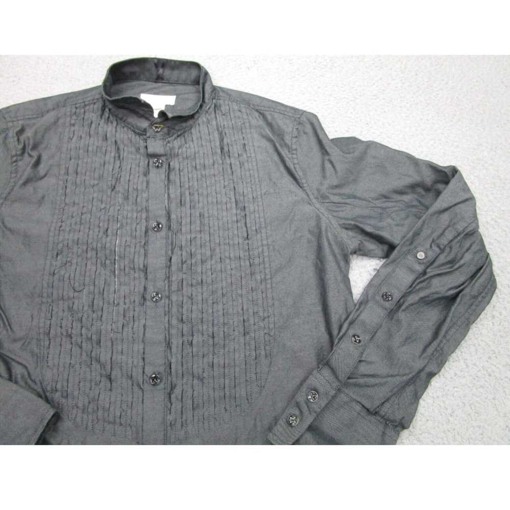 Diesel Diesel Shirt Mens L Gray Slim Button Long … - image 2