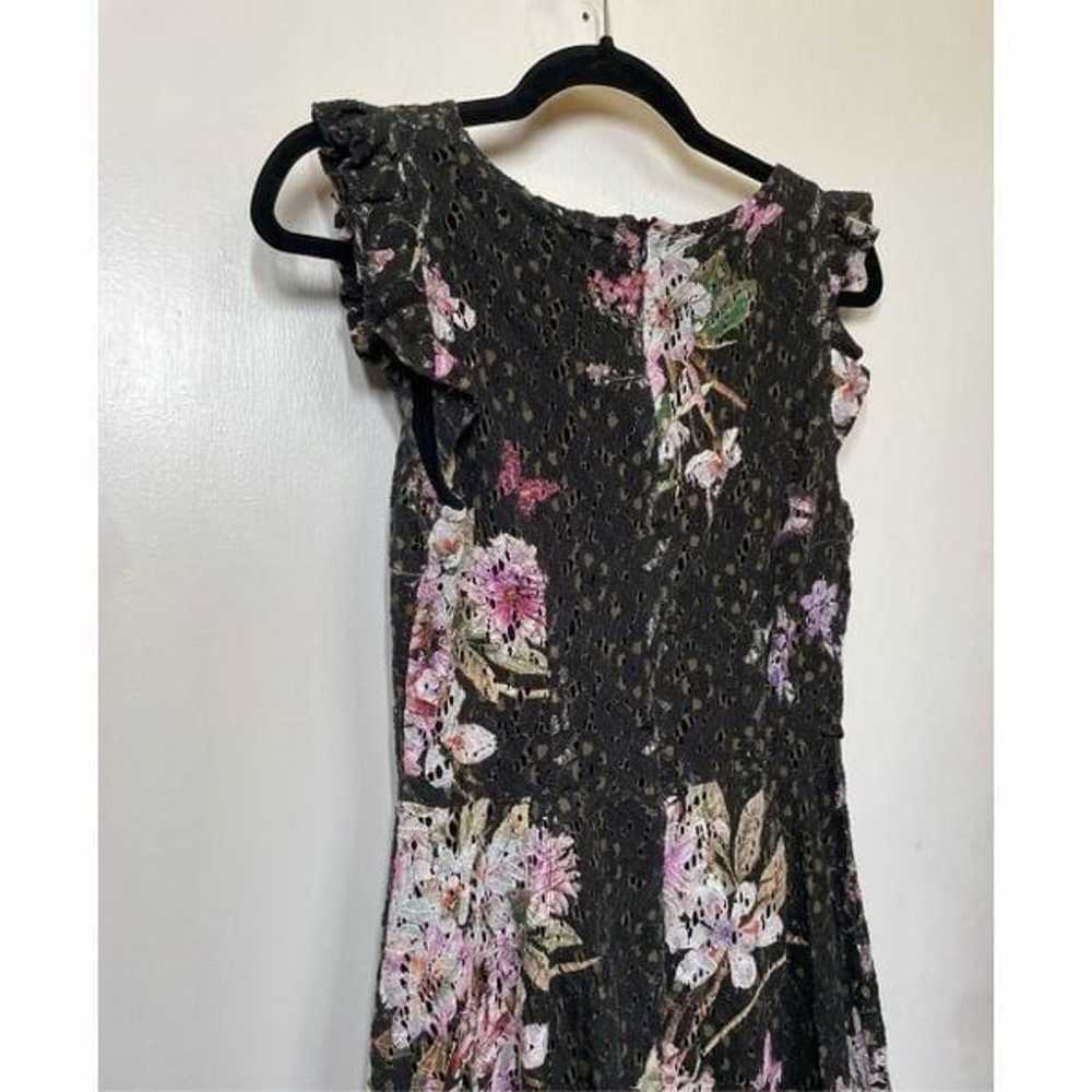 eri + ali Anthropologie Mevaeh Floral Black Lace … - image 12