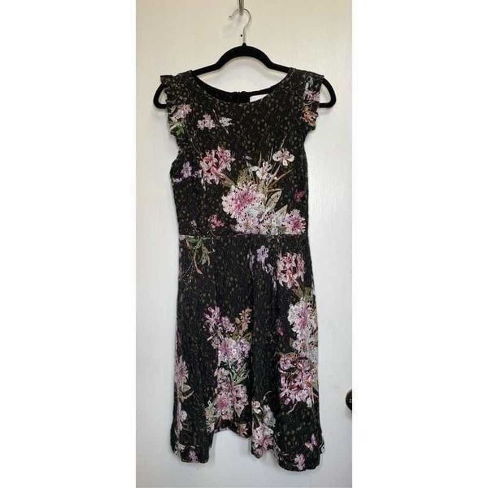 eri + ali Anthropologie Mevaeh Floral Black Lace … - image 5