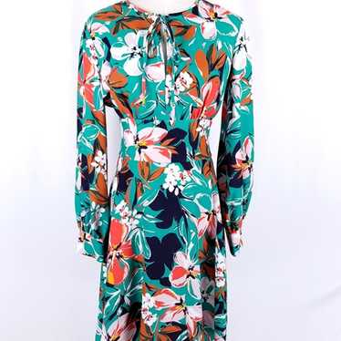 Alexia Admor Long Sleeve Tropical Floral Dress Si… - image 1