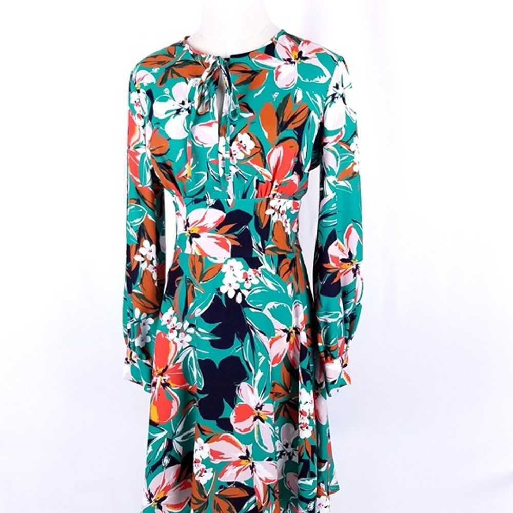 Alexia Admor Long Sleeve Tropical Floral Dress Si… - image 3