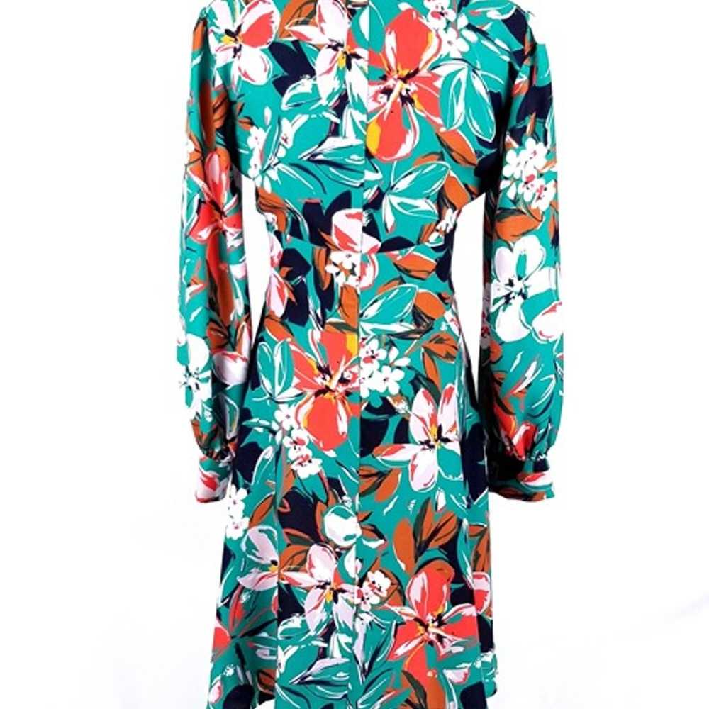 Alexia Admor Long Sleeve Tropical Floral Dress Si… - image 4