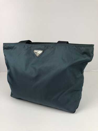 Prada Prada tessuto blue nylon tote bag