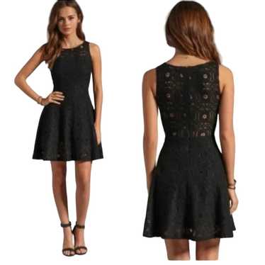 BB Dakota Black Renley Lace Fit and Flare 10