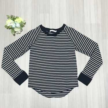 AMERICAN HOLIC Striped Cut and Sew Top Size L b33… - image 1