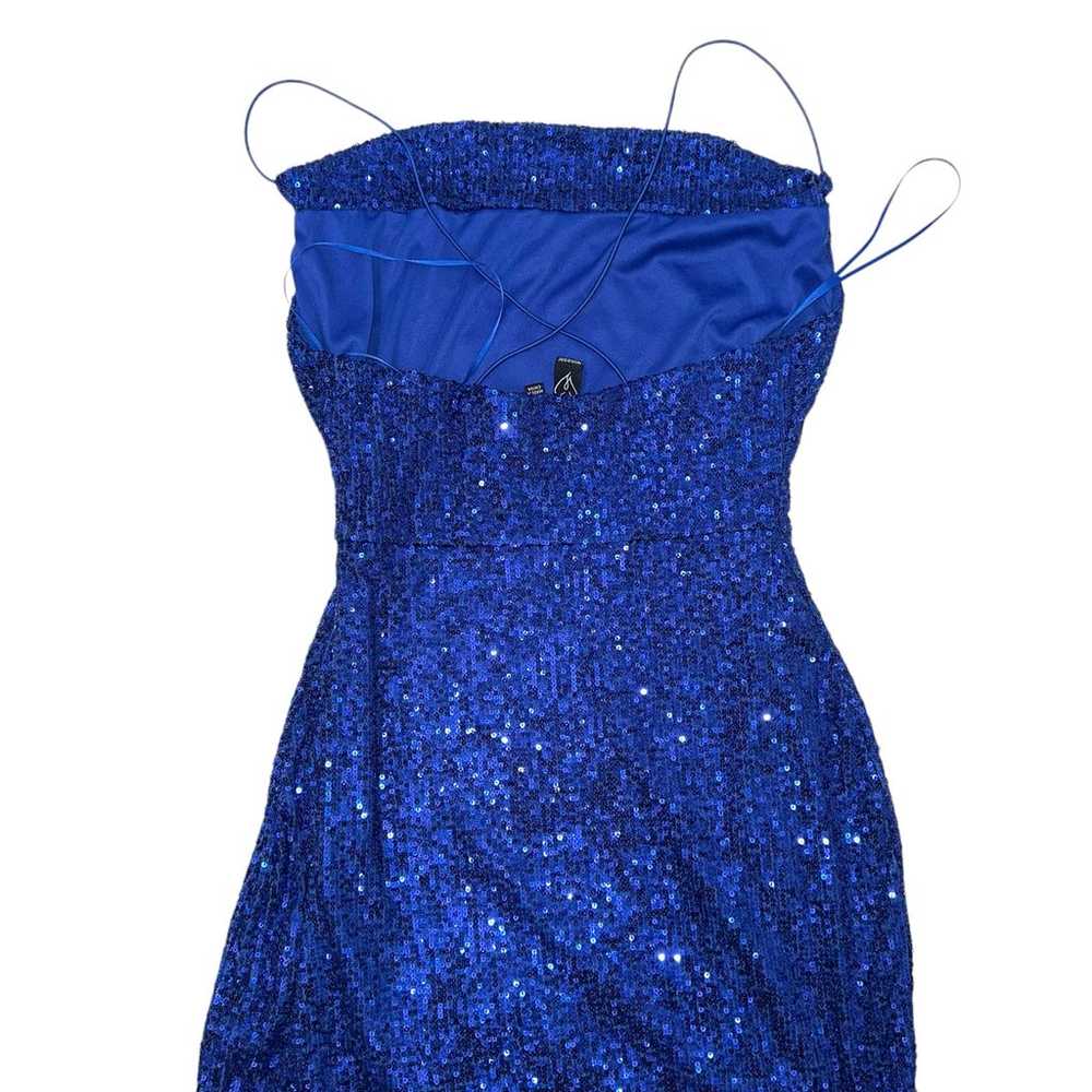 Windsor Glitzy Babe Royal Blue sequin mini dress … - image 6