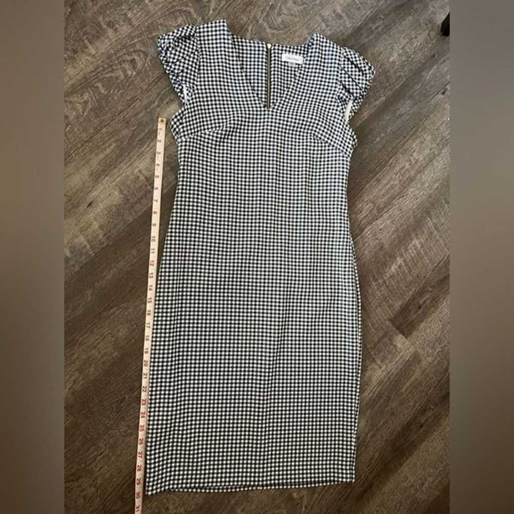 Calvin Klein Gingham Plaid Dress-Size 6 - image 8