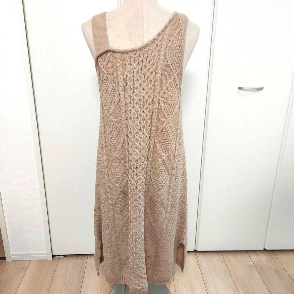 Richie Glamour Beige Size M Sleeveless Dress - image 10