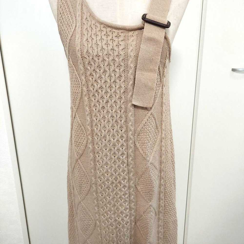 Richie Glamour Beige Size M Sleeveless Dress - image 4