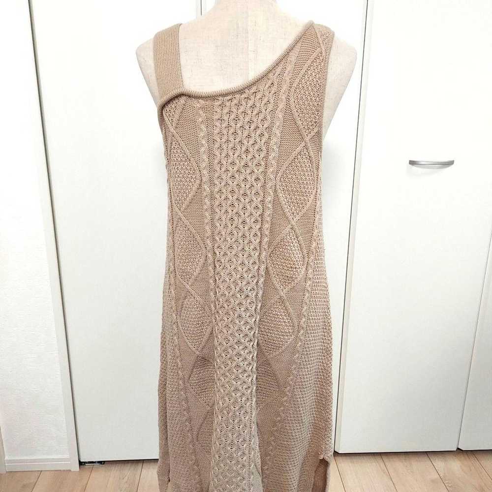 Richie Glamour Beige Size M Sleeveless Dress - image 7