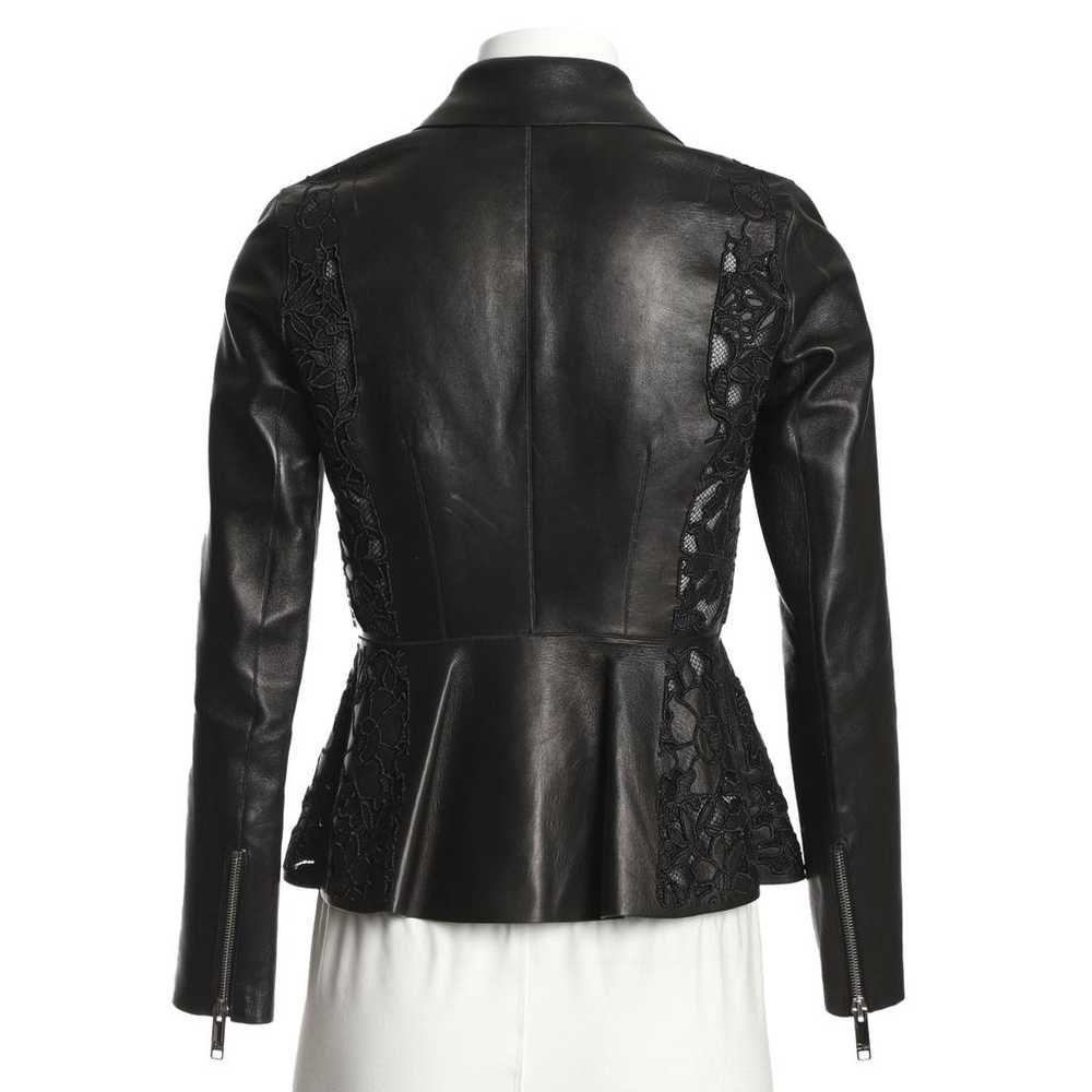 Dior Leather biker jacket - image 2