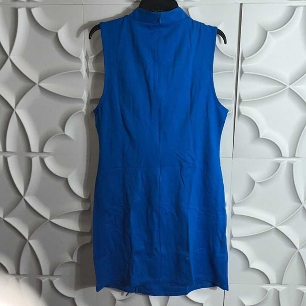 NEW halogen blue ruched sleeveless dress sz 1X.  … - image 4