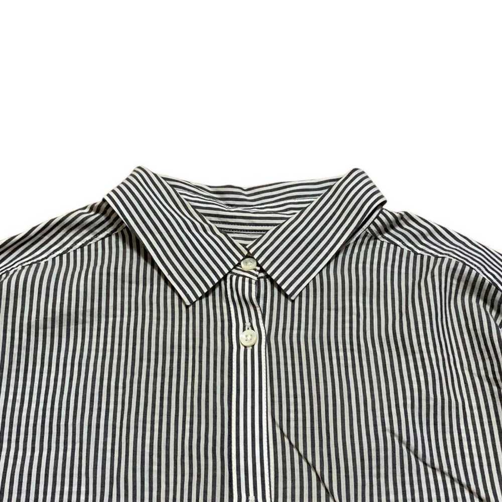 FIGARO Paris Oversized Long Sleeve Shirt Striped … - image 4