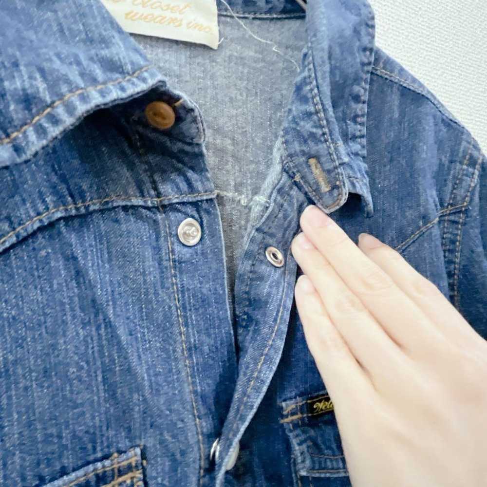 W Closet Double Closet Denim Shirt Long Sleeve Ou… - image 8