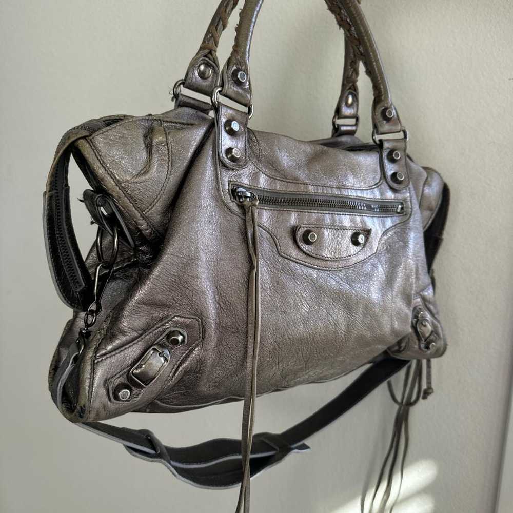 Balenciaga City leather handbag - image 3