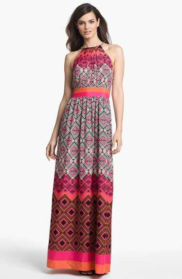 Eliza J Mixed Print Maxi Dress (size 2)