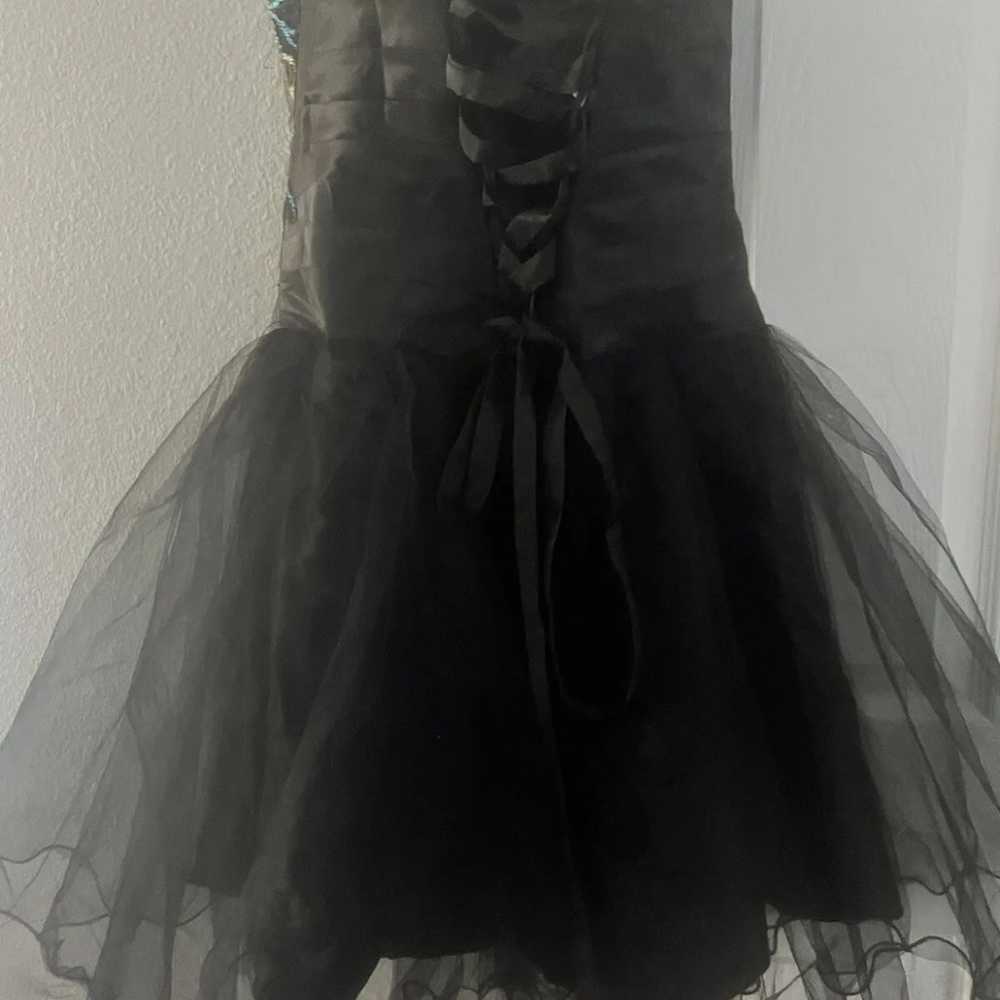 Black PeacockShort Evening Prom Bridesmaid Pagean… - image 6