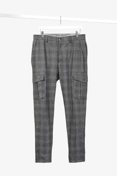 Eleventy Eleventy Wool-Cashmere Houndstooth Check 