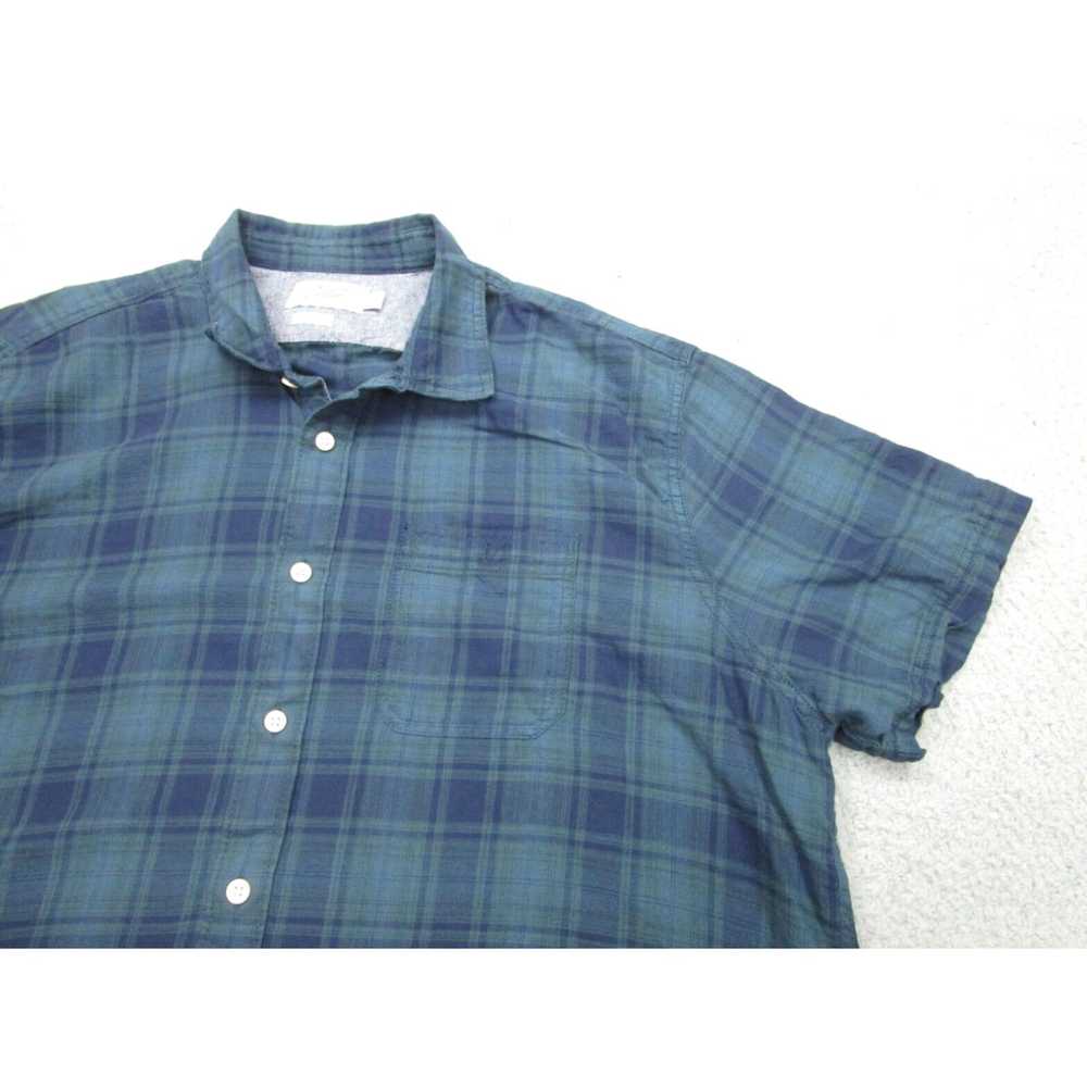 Grayers Grayers Shirt Mens 2XL Green Blue Plaid L… - image 2