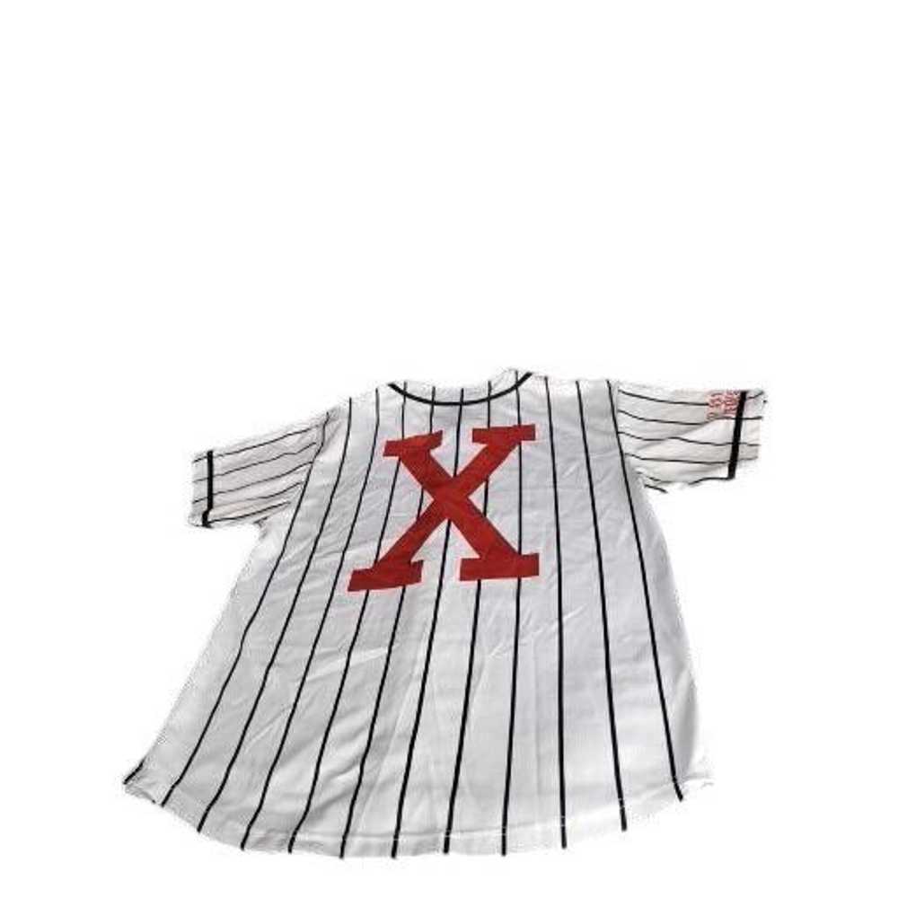 Jersey Malcolm X Striped Baseball Jersey Men Sz M… - image 7