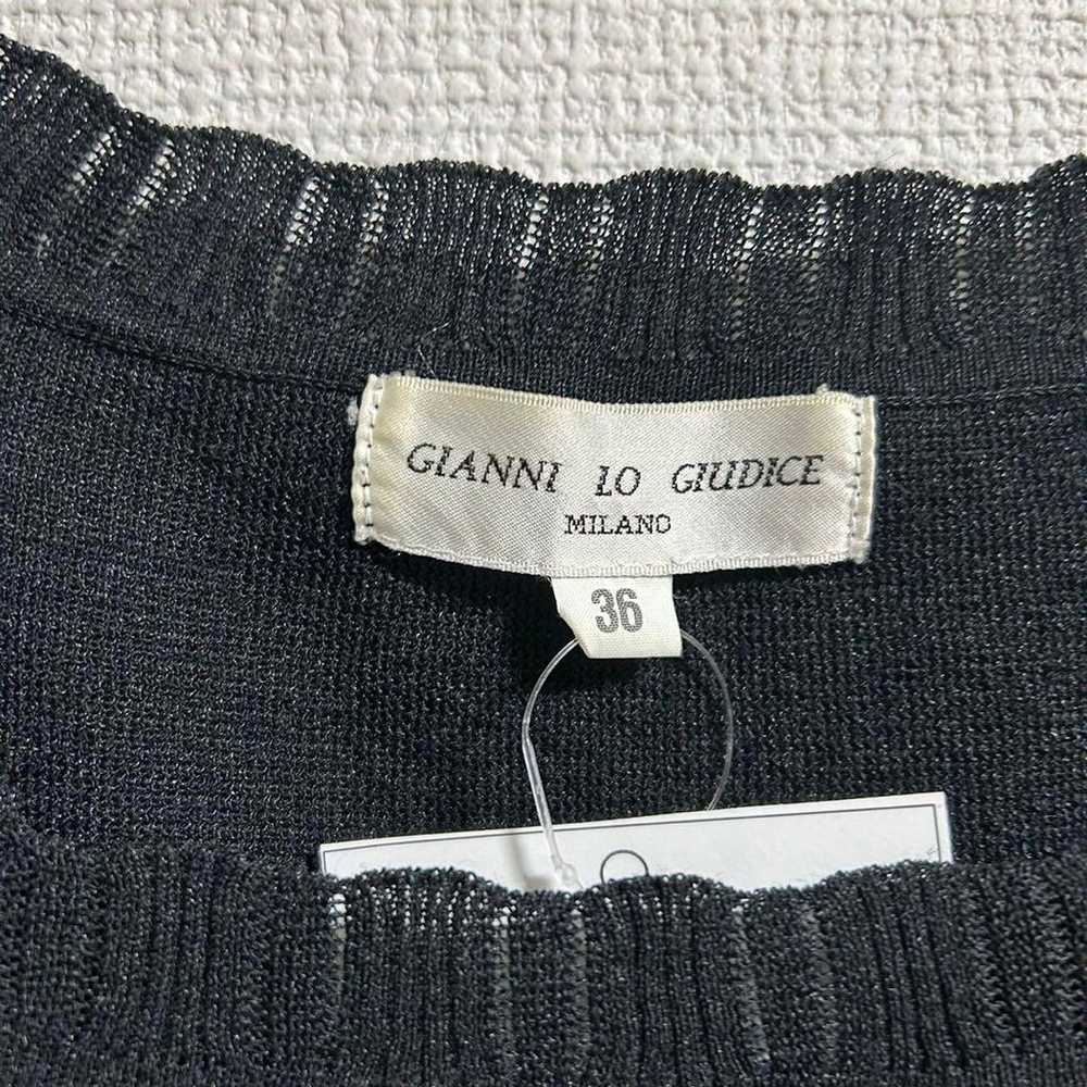 GIANNI LO GIUDICE【36】Cut and Sew Border Linen Ito… - image 5