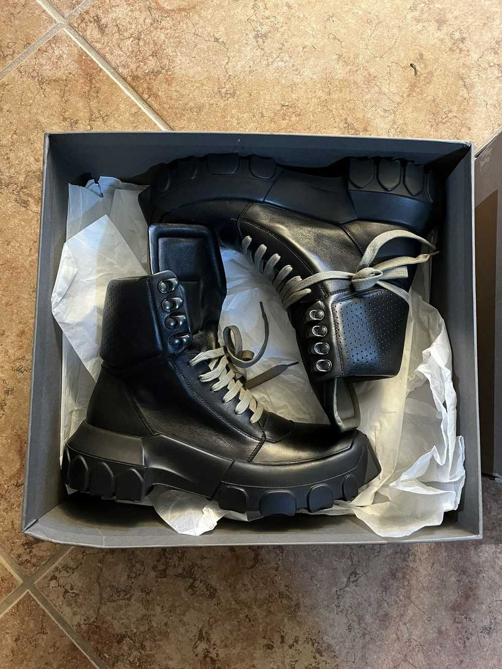 Rick Owens rick owen mainline tractor dunk boot - image 10