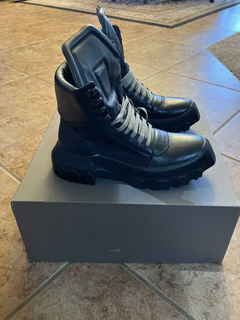 Rick Owens rick owen mainline tractor dunk boot - image 7