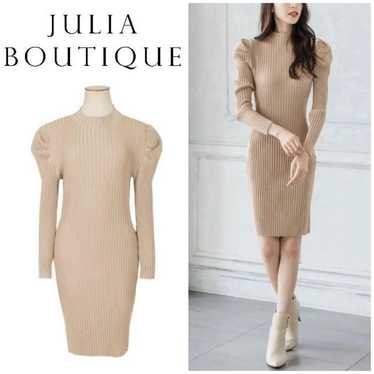 JULIA BOUTIQUE Medium-Length Power Shoulder Ribbed