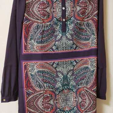 TOMMY HILFIGER Long Sleeve Dress Paisley