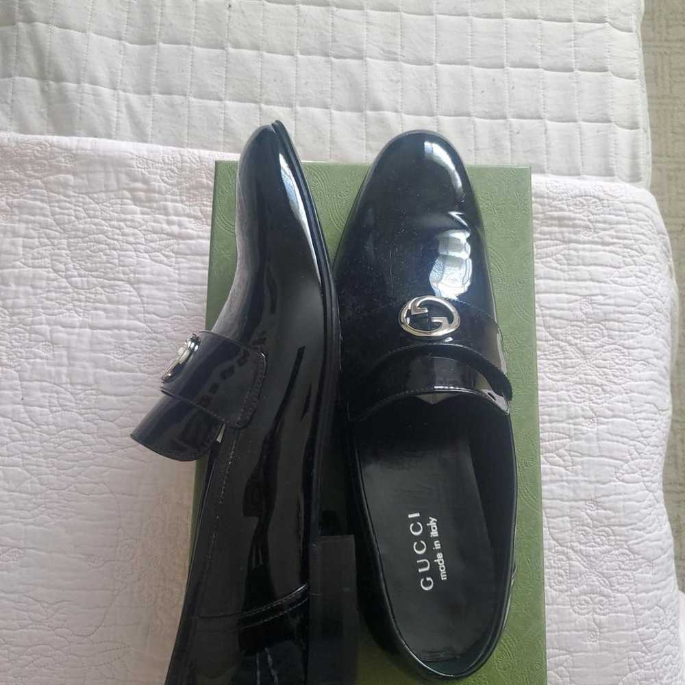 Gucci Brixton patent leather flats - image 4