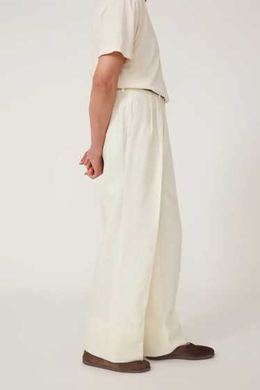 Stoffa Double Pleat Linen Trouser