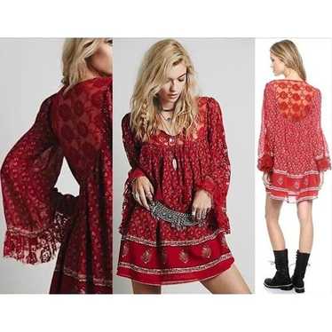 Free people Nomad Child red dress