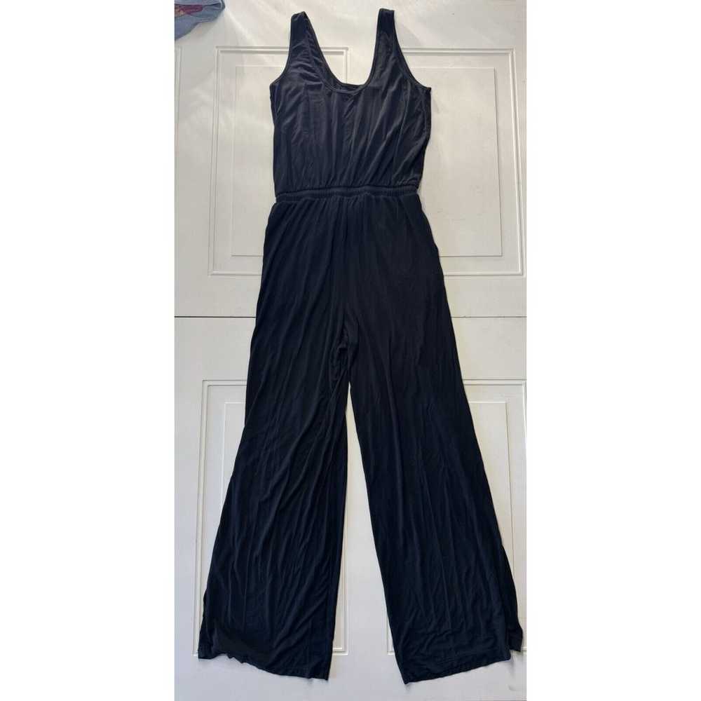 Athleta Jumpsuit Womens 6 Black Wide Leg Tie Wais… - image 6