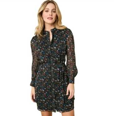 Untuckit Marnie floral button up shirt dress - image 1