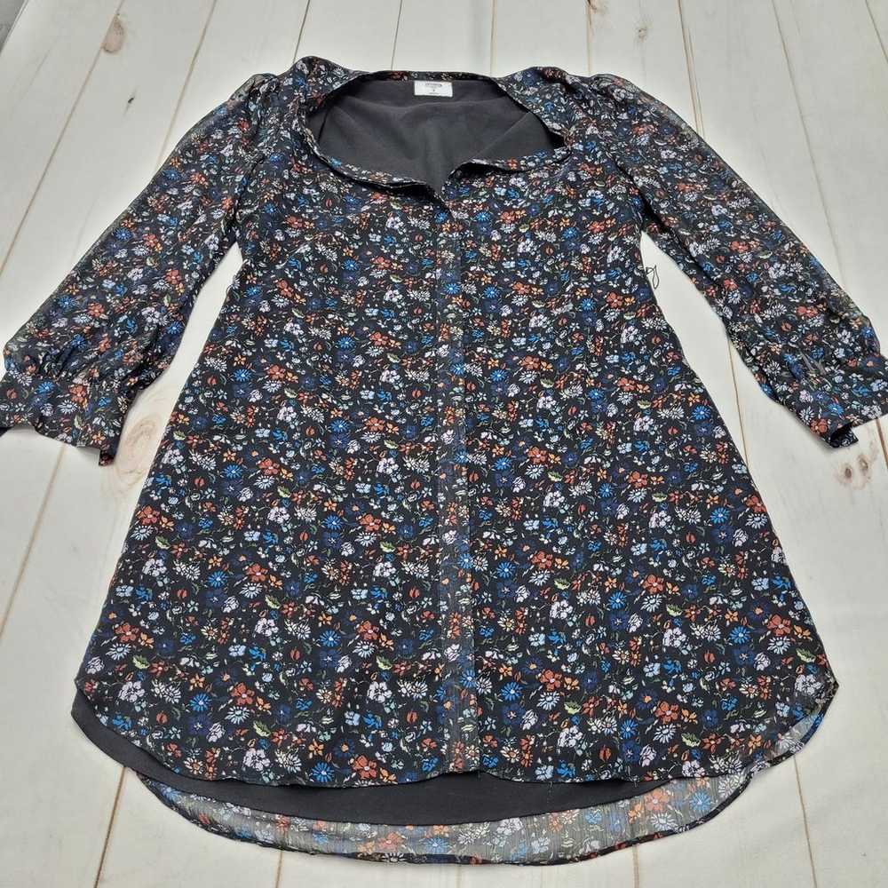 Untuckit Marnie floral button up shirt dress - image 2