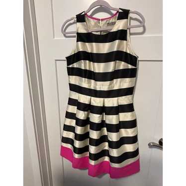 Women's Eliza J Striped Fit & Flare Dress Size 10