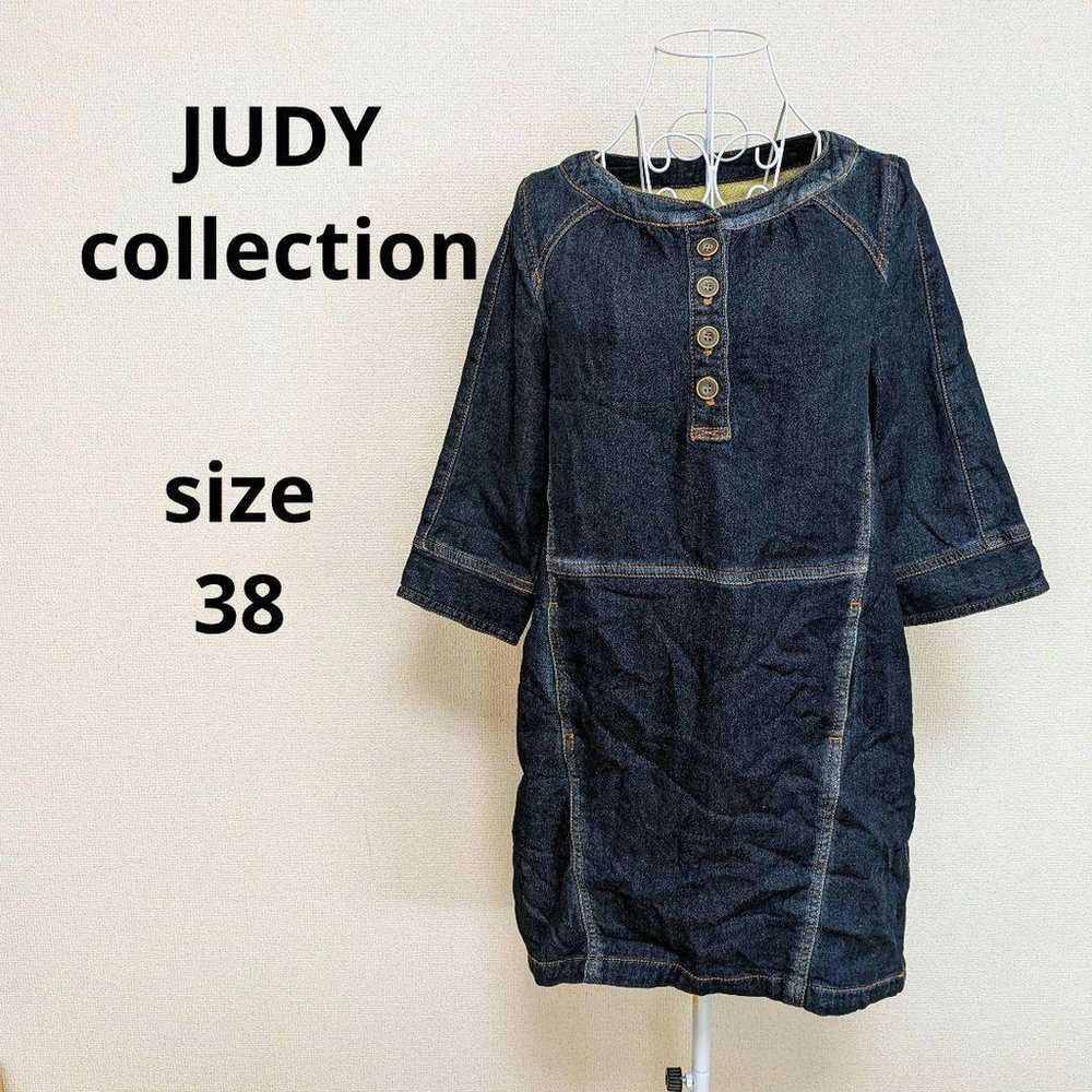 JUDY collection Denim Dress Tunic 38 M - image 1